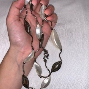 Long Vintage shell necklace